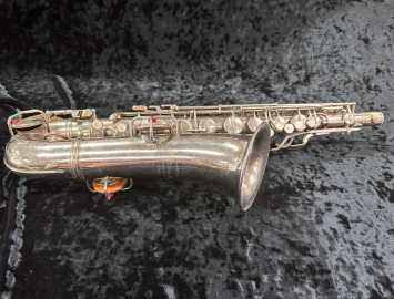 Photo Vintage Conn Chu Berry Nickel Plated C-Melody Saxophone, Serial #184953